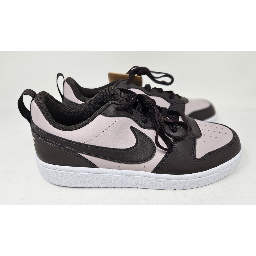 Nike Boy's Court Borough‎ Recraft Low Top Sneakers Sz 5.5M Rose/Brwn DV5456 NEW!